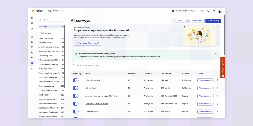 #Survey generator is live and available to try for free