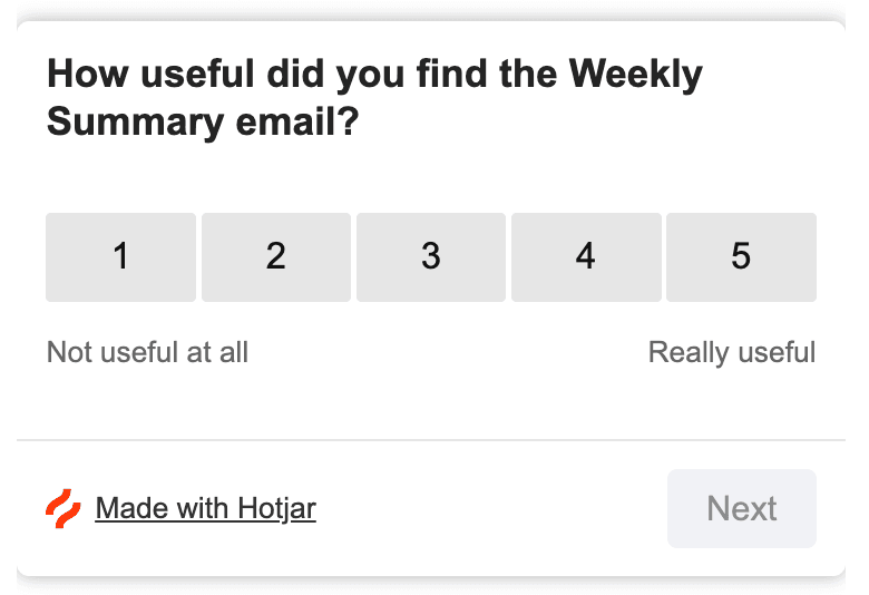 #Hotjar uses Hotjar: Customer Satisfaction (CSAT) survey edition