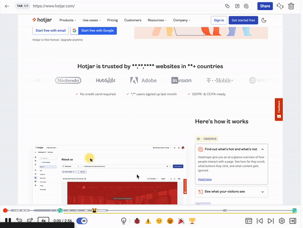 #CadoMaestro used session recordings like this one to understand how users engaged with their updated site